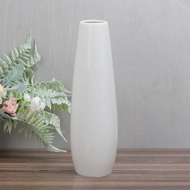 Vase 30cm High European Style Ceramic White Light Glaze Can Be Water Modern Minimalist DIY Vase Livi
