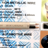 ▽Boston PDX Duplex Solid Dual Core Bomex Wire (per meter)