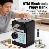 Tabung Atm Bank Cash Coins Saving Box Money Box Safe Box ATM Machine Piggy Bank For Kids Password AT