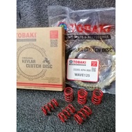 COMBO WAVE 125/WAVE125 FI/FUTURE/FI TOBAKI RACING CLUTCH PLATE+RACING CLUTCH SPRING WAVE 125S WAVE12