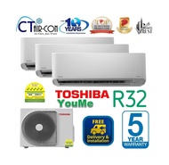 [5 TICKS] Toshiba YouMe Inverter System 3 Aircon **UPGRADE MATERIALS PACKAGE**