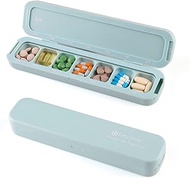 Weekly Pill Organizer 2 Times a Day, 7 Day AM PM Medicine Organizer, 14 Compartments Daily Pill Case
