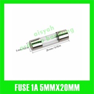FUSE TUBE SMALL TUBE FUSE 5MM X 20 MM 1A 250V