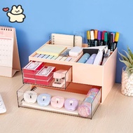 Cosmetic Storage Box, Large Capacity Stationery Storage Box, Desktop Storage Box