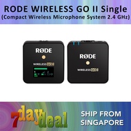 Rode Wireless GO II Single — (Compact Digital Wireless Microphone System 2.4 GHz)