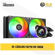 ID-COOLING FX240 INF ARGB AIO CPU Liquid Water Cooling Cooler 240mm Intel AMD
