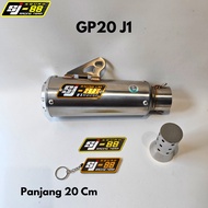 Silencer SJ88 GP20 J1 / J2 – Stainless – Gahar Racing Sound