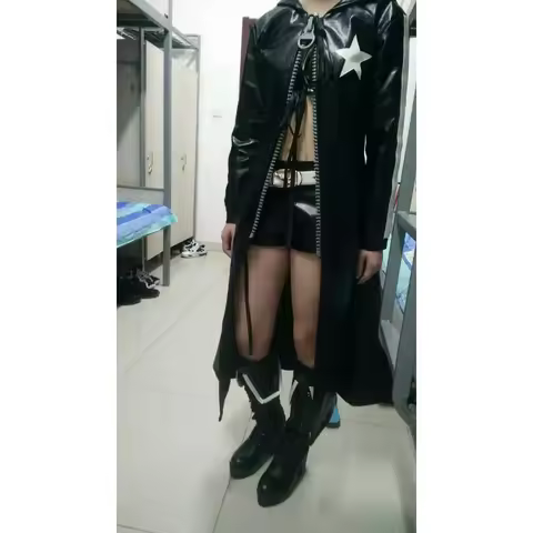 CyBRS Black Dress Rock Cosplay Shooter Costume Custom made