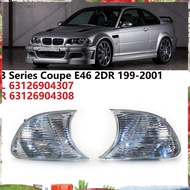 Clear Marker Signal Blinker Corner Parking Light Lamp for  E46 3 Series Coupe 1999-2001 63126904307 