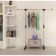 Jjmn Stand Hanger Clothes Rack Holder 4 Wheel Clothesline Towel Hanging Stainles X11 5wo5