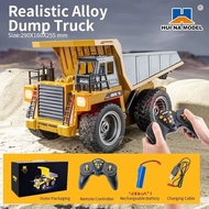 Huina 1534 Rc Truck Tractor 1/18 9Ch 2.4G Remote Control Dump Trucks Electric Engineering Loading Ca