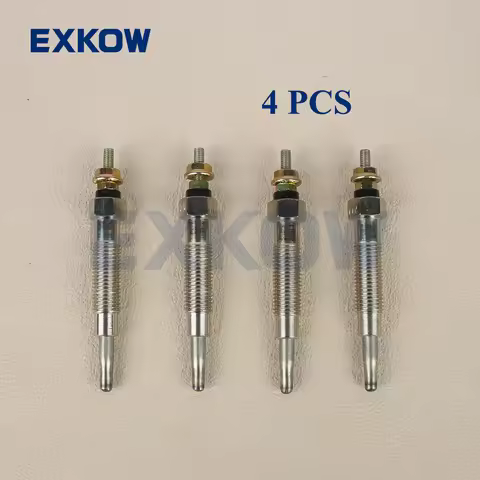 4PCS Glow Plug for Mitsubishi Pajero V24 V44 V64 V74 Montero Sport Nativa L200 Triton L300 L400 4D56