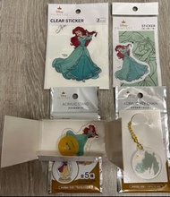 迪士尼公主 Disney Princess 小魚仙 小美人魚 The Little Mermaid 愛麗兒 Ariel Can☆Do cando 透明貼紙 Clear Sticker 貼紙 Sticker 亞克力立牌 Acrylic Standee 亞克力匙扣 Acrylic Chain