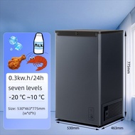 [Ready Stock] Snowflk  Small Chest Freezer Inverter Freezer Refrigerator MultifunctionFreezer Uprigh