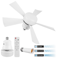 【A PRETTY】 Ceiling Fan with Light Ceiling Fan Light Remote Control Socket Ceiling Fan Low Noise Timi