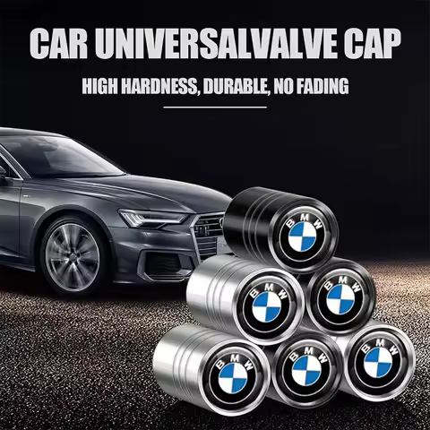 4Pc/set Car Wheel Tire Valve Caps Air Stem Tyre Plug Accessories For BMW E36 E39 E46 E60 E90 E90 F10