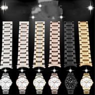 ♂ 13 17 18 20 22 24 mm watch strap stainless steel rose gold silver bracelet Tiangang curved butterfly buckle bracelet For Dayjust