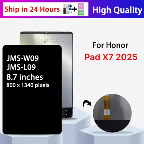 8.7"Inch Tested For Honor Pad X7 2025 JMS-W09 LCD Display Touch Screen Digitizer Assembly For Honor 