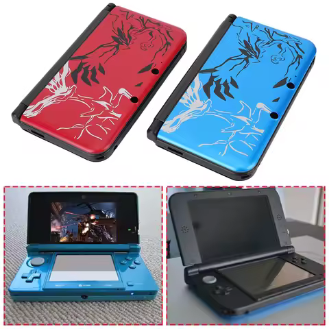 For 3DS XL Front & Back Housing Shell Cover Faceplate Plastic Front Back Faceplate Housing Shell Cov