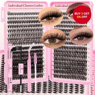 DIY Lash Cluster Natural Manga Lash Cluster Extended Lash Cluster with Bond And Seal Reuseable