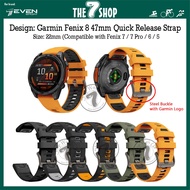 [NEW] Garmin Fenix 8 47mm / Forerunner 965 Alternative Quick Release Strap 22mm / Tali Jam Fenix 8 4