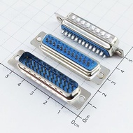 [5 Pieces]- DB25 Male Port 25 Pins Straight 2 Rows Solder Wire Connector