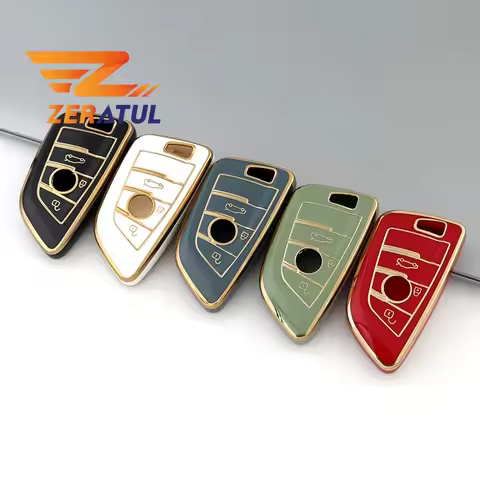 Auto TPU Car Key Case Cover Shell Fob Holder Protector for BMW X1 X3 X5 X6 Series 1 2 5 7 F15 F16 E5