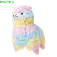 RALPHYG Alpaca Plush Toys Colorful Alpaca Cute Home Decoration Cotton Plush Pillow Stuffed Toys
