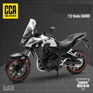 ZXH 1/12 Honda Cb400x Adventure ADV Toy Motorcycle CCA MSZ Diecast Metal Model 1:12 Racing Miniatur
