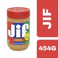 Jif Creamy Peanut Butter 454g++ จีฟ ถั่วลิสงบดละเอียด 454กรัม