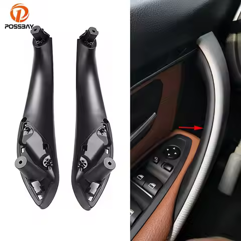 Car Inner Doors Handle Pull Trim Cover for BMW 320i 328d 328i 330i 335i 340i 428i 435i M3 M4 Base 51
