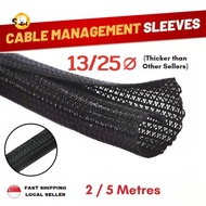 Cable Management Sleeves Split Cord Protector Wire Protector Loom Tubing for USB Cable, wire organis