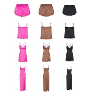 Skims Jacquard Lace Slip Mini Maxi Dress Shorts Cami Tank Crop Top