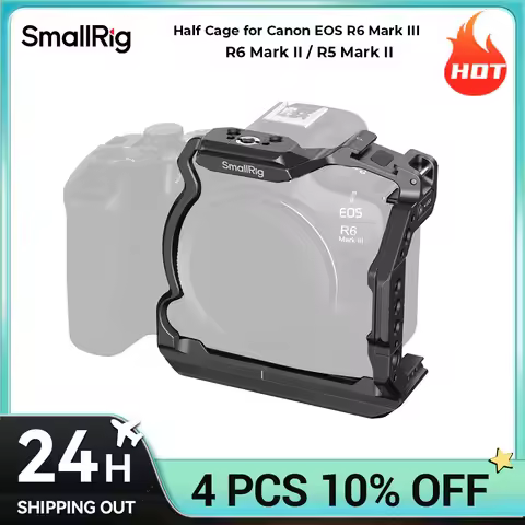 SmallRig R6 Mark III Camera Cage "HawkLock" Quick Release Half Cage for Canon EOS R6 Mark III / R6 M