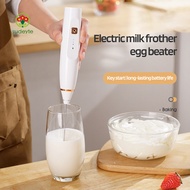 sudeyte  Electric Frother for Cappuccino Portable Electric Milk Frother Handheld Usb Rechargeable Drink Mixer for Latte Cappuccino Hot Chocolate 3 Speed Adjustable Egg for Home