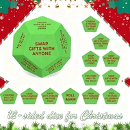1pc Love And New Starting Point Gift Exchange Dice Christmas Gift Exchange Dice Game - Party Game To