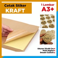 A3+ KRAFT STICKER PRINTING FOOD PACKAGING LABEL STICKER PRINTING/ A3+ KRAFT PRINTING/ - fatihcolorpr