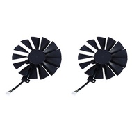 2X DC12V 95MM T129215SM Graphics Card Cooling Fan Is Suitable for STRIX RX470 RX570 RX580 GTX 1050Ti