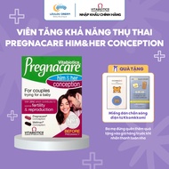 Pregnacare Him &amp; Her Conception Provides Vitamins And Nutrients For Both Men And Women Vitabiotics