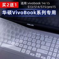 · Asus vivobook 15 Keyboard Film 14inch Notebook Asus vivobook s14 Keyboard Film Computer pro Protective Cover Film s13 Cushion Anti-dust Cover Full Coverage s15