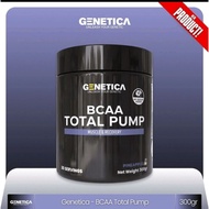 Genetica BCAA Total Pump 300gr – BCAA 4:1 + Creatine + Citrulline + Electrolytes | Muscle Recovery &