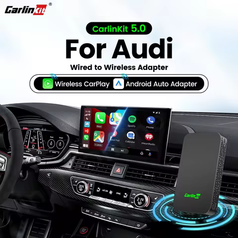 CarlinKit 5.0 CarPlay Android Auto Wireless Adapter Dongle for Audi A1 A3 A4 A5 A6 A7 A8 Q2 Q3 Q5 Q7
