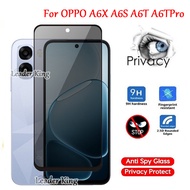 Glass Film Anti-Peeping For Oppo A6X A6T A6C A6S A6TPro A6 4G/A6 5G A6Pro Full Screen 034