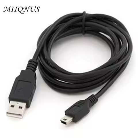 1 pcs 50/80 cm Length Black USB 2.0 A Male to Mini USB B Male Cable Adapter 5P OTG V3 Port Adapter U