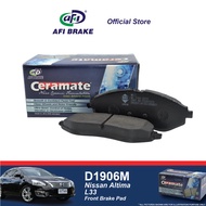 Ceramate Front Brake Pad - Nissan Altima L33 - D1906M (1set)