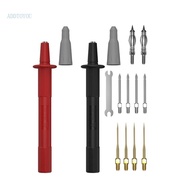 【3C】 Alternative End Multimeter Test Lines with 4mm 2mm 1mm Probes for Electronics