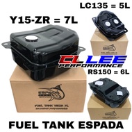 BIG FUEL TANK ESPADA Y15-ZR=7L RS150=6L LC135=5 LITER SRL115 FI = 5.5 LITER TANGKI MINYAK PETROL TAN