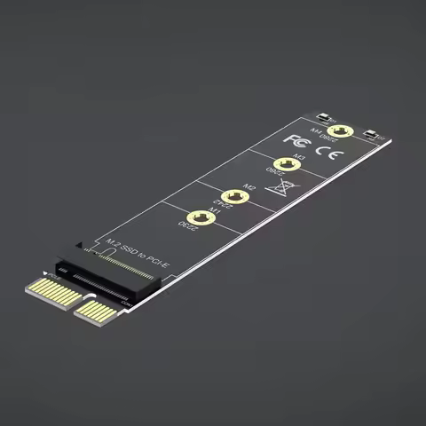 PCIE To M2 Adapter NVMe SSD M2 PCIE X1 Raiser PCI-E PCI M Key Connector Supports 2230 2242 2260 2280