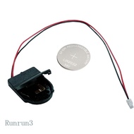 RUNNY Battery Box Real Time Clock Holder Battery Box Real Time Clock Holder CR2032 Battery Rechargea