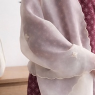 🔥Shawl Organza Sulam Klasik Selendang Bahu Veil Organza PREMIUM🔥